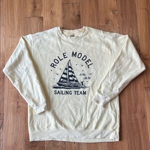 Butter Yellow Role Model Sweatshirt